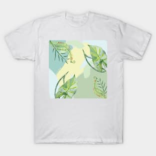 Abstract Leaves T-Shirt